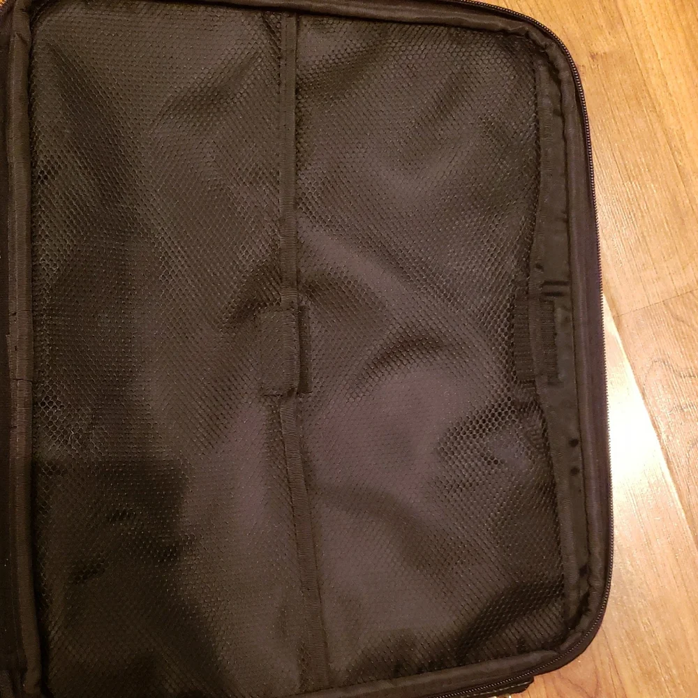 Black Leather Men's Briefcase